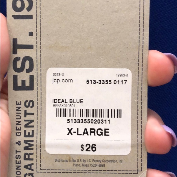 NWT Men’s Blue Polo - Picture 4 of 6